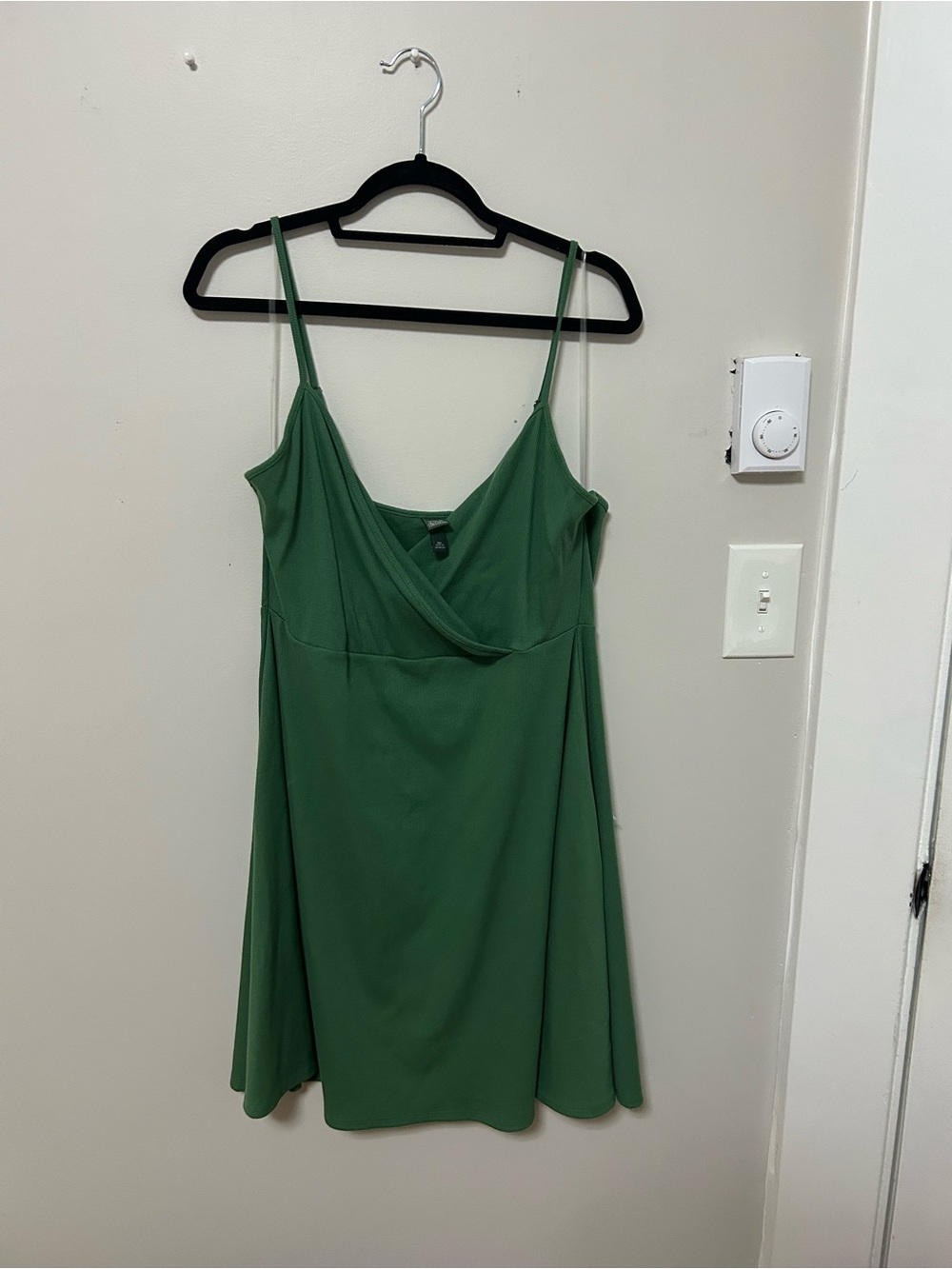 wild fable Emerald Green Spaghetti-Strap Mini Dress